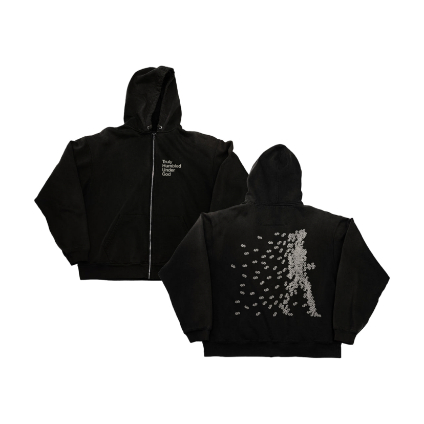 Black hoodie design