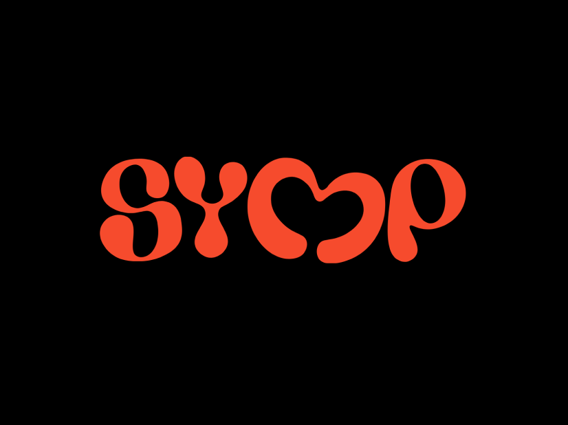Orange typographic mark