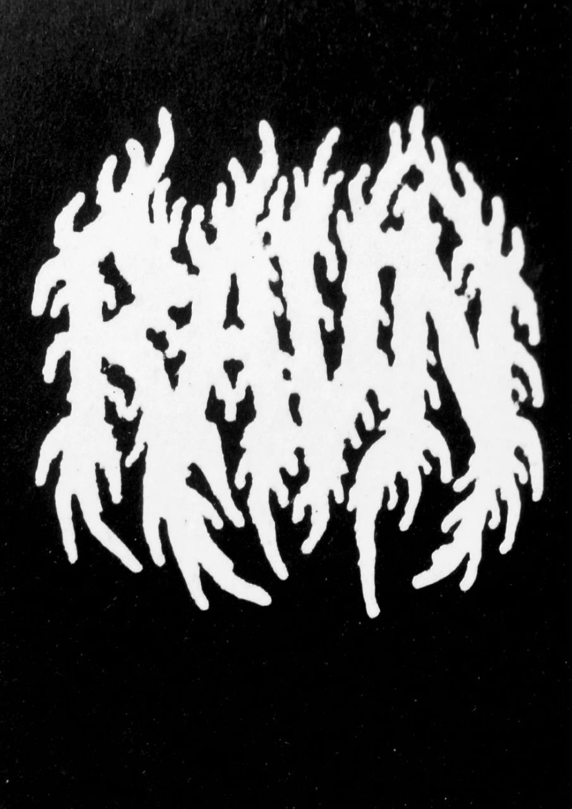 White RAIN graphic on black